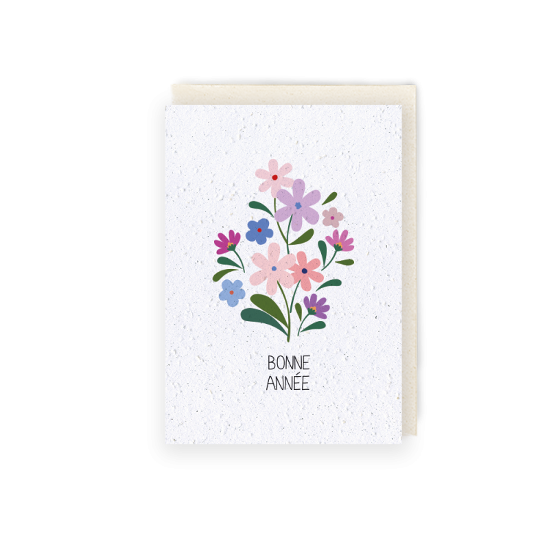 Cartes à planter bonne année | Achat en ligne Papierfleur