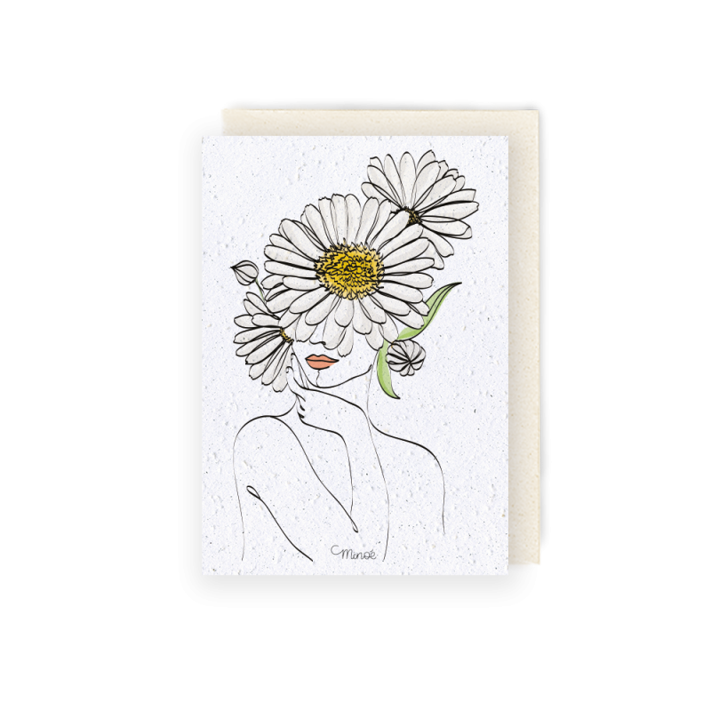Carte à planter | Papierfleur, Le papier qui fleurit