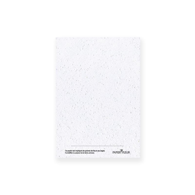 Carte à planter - Gloxina | Papierfleur.fr, le papier qui fleurit