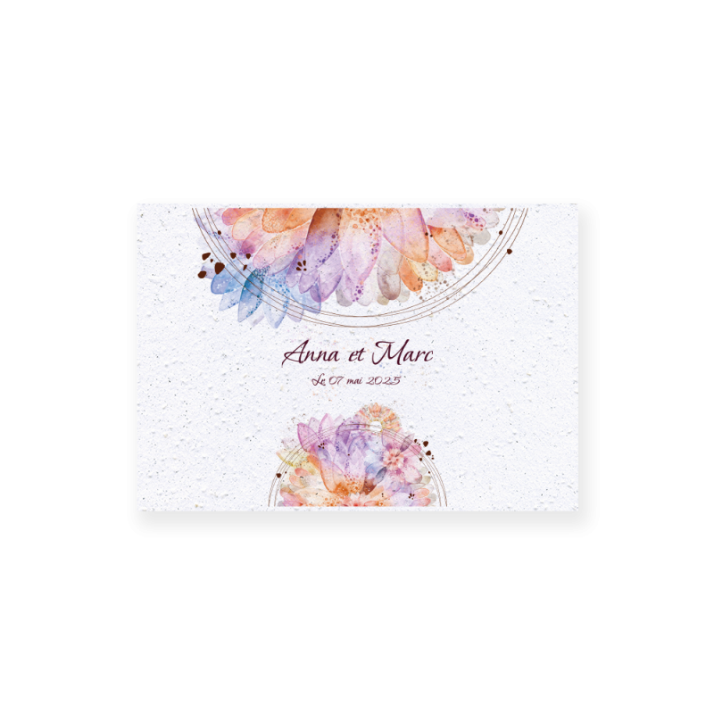 Faire-part à planter fleuri | Papierfleur, commande en ligne