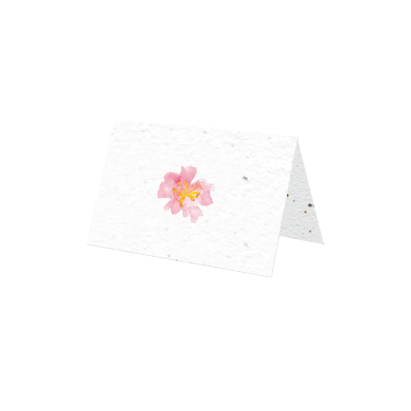Marque-place "un air printanier" | Papierfleur, le papier qui fleurit