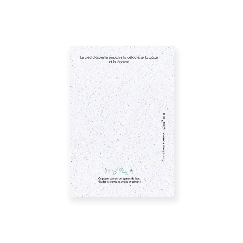 Carte à planter - Fleur de Naissance | Mois de Juillet